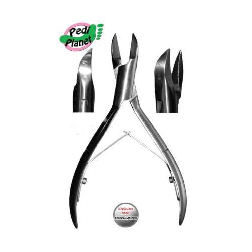 Pedi Planet hajlított lábköröm csípő, 125mm, rozsdamentes acél, diabéteszes lábakra