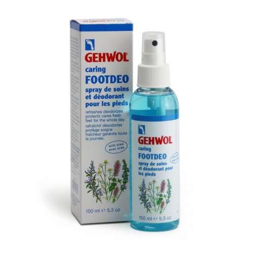 Gehwol Ápoló lábdezodor spray, 150ml, karbamiddal, frissít, dezodorál, védi a lábat, egész napra - Lábápoló krém és bőrpuhító