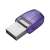 Kingston DataTraveler microDuo 3C 256GB USB stick, Tip A i Tip C, Ljubičasta, pogled pod kutom