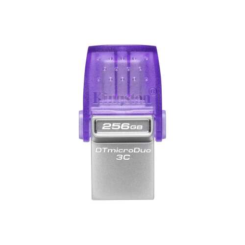 Kingston DataTraveler microDuo 3C 256GB Pendrive USB, Typ-A i Typ-C, Fioletowy
