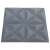 vidaXL 12 darab origami szürke 3D fali panel 50 x 50 cm 3 m² 44187817}