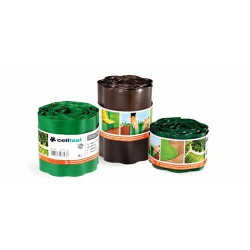 CELLFAST Barna Kerti Szegély 15cm x 9m Tekercs - Ágyásszegély