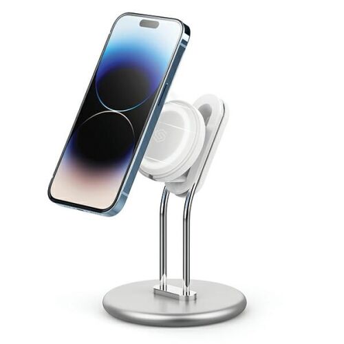 SODI MagSafe ezüst telefontartó iPhone-nal - Tablet dokkoló és állvány