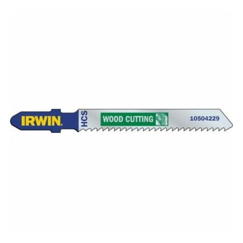 Irwin T101BR szúrófűrészlap fához, 100mm hosszúság, 5 darabos csomag, tiszta és gyors favágásra tervezve - Elektromos fűrész kiegészítő