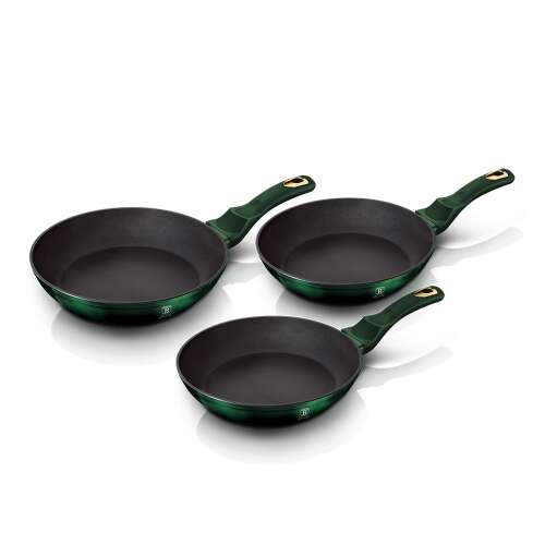 Berlinger Haus BH-6168F 3 piece frying pan set, Emerald Collection