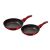 Berlinger Haus BH-1612NF 2er-Set Pfannen, Metallic Line Burgundy Edition 43406862