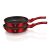Berlinger Haus BH-1612NF 2er-Set Pfannen, Metallic Line Burgundy Edition 43406862