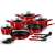 Berlinger Haus Metallic Line Burgundy Edition 15 piece cookware set, featuring pots, pans, and utensils