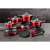 Berlinger Haus Metallic Line Burgundy Edition 15 piece cookware set, featuring pots, pans, and utensils