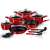 Berlinger Haus Metallic Line Burgundy Edition 15 piece cookware set, featuring pots, pans, and utensils