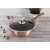 Berlinger Haus Metallic Line Rose Gold Edition Дълбока тенджера с капак 24cm, показваща тенджерата и капака отделно