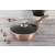 Berlinger Haus Metallic Line Rose Gold Edition Дълбока тенджера с капак 24cm, показваща тенджерата и капака отделно