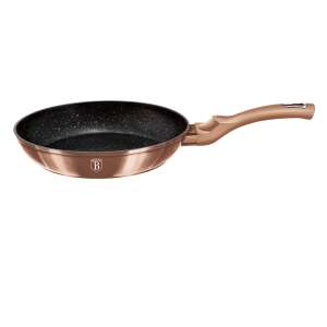 Berlinger Haus BH-1511N Metallic Line Rose Gold Edition 30cm frying pan with a free coaster - Berlinger Haus