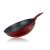 Berlinger Haus BH-1267N Metallic Line Burgundy Edition Wok 28 cm, czerwony wok z czarnym marmurowym powłoką, nieprzywierający, kompatybilny z indukcją
