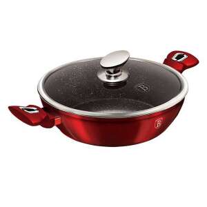 Berlinger Haus BH-1263N Metallic Line Burgundy Edition Alacsony lábas fedővel 28cm 99786056