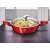 Berlinger Haus BH-1263N Metallic Line Burgundy Edition shallow pot with lid, 28cm, in use