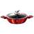 Плитък тиган Berlinger Haus Metallic Line 24 cm, с капак, бордо