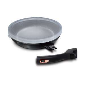Berlinger Haus Black Rose Collection 28cm frying pan with removable handle and glass lid - Frying Pan
