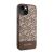 iPhone 14 Plus Guess MagSafe GCube csíkos tok, barna 148600372