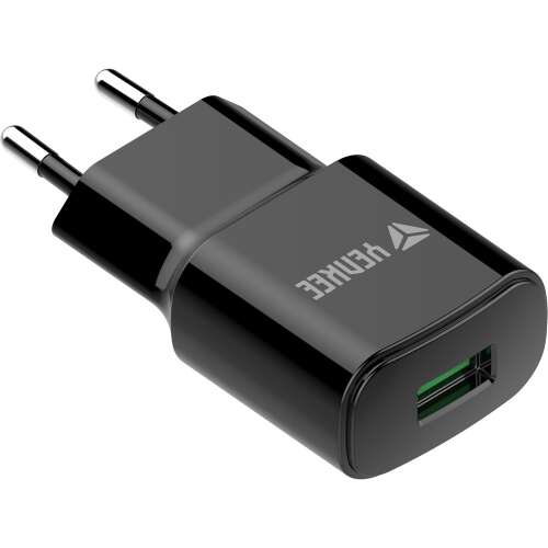 Yenkee YAC 2023 BK USB-Wandladegerät mit Quick Charge 3.0 Technologie