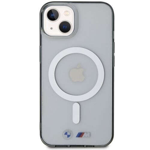 BMW átlátszó MagSafe iPhone 14 Plus tok, hátsó nézet - Sport telefontok