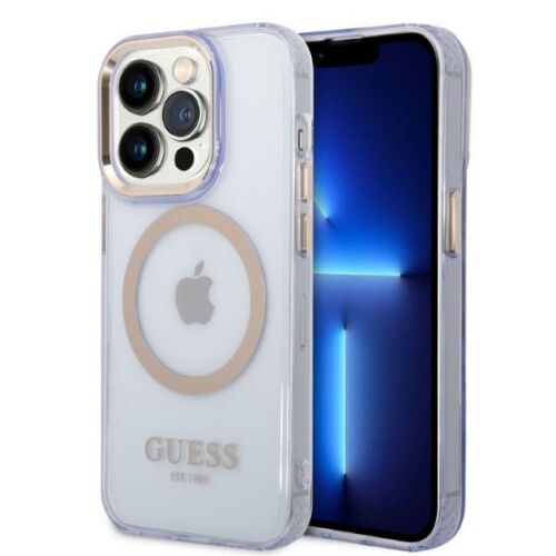 iPhone 14 Pro Max Guess MagSafe lila tok 148609994 - Sport telefontok