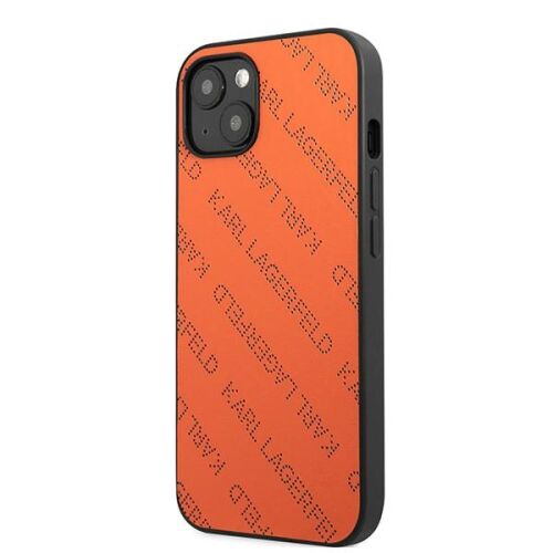 Karl Lagerfeld narancssárga perforált iPhone 13 mini tok - Sport telefontok