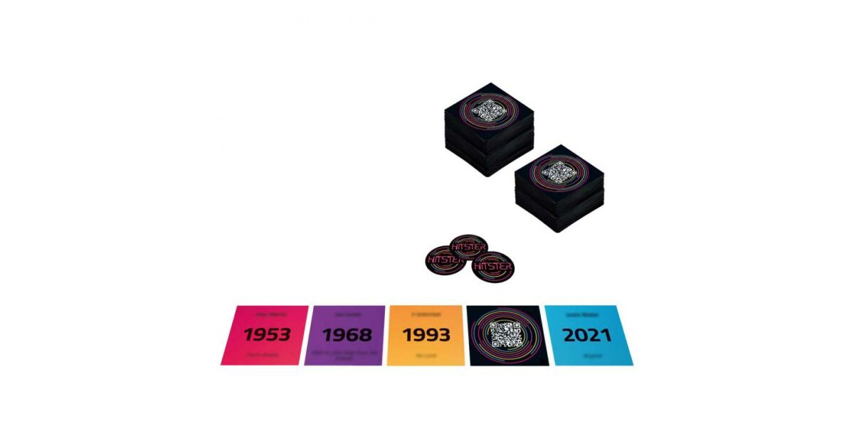 Drop Trivial spel, elektronisch feestbordspel gepresenteerd door Trivial Pursuit