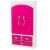 Doll Furniture Set Wardrobe Mirror Hangers Pink – 28109 148641722
