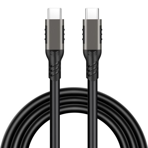 USB-C 3.2 kábel, PRESTIGE CHARGE®, 20 Gbps adatátvitel, 100 W-os PD töltés laptophoz, telefonhoz, 4K@60Hz videó, Thunderbolt 3/4 és iPhone 15 kompatibilis, fekete, 1 m 148646514 