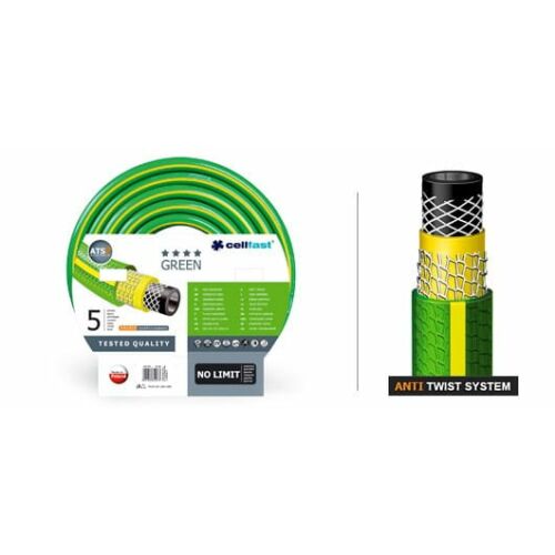 CELLFAST KERTI TÖMLŐ GREEN ATS 5/8" 25m. 148652207 - Locsolótömlő
