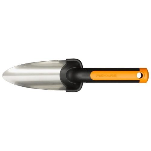 Fiskars keskeny prémium lapát rozsdamentes acél fejjel és SoftGrip nyéllel. - Ültetőszerszám