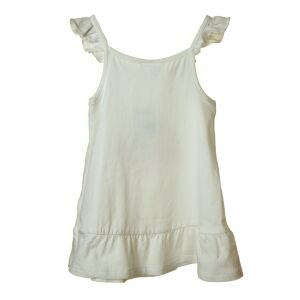 Grain de blé white, sleeveless baby girl dress – 68 cm 127394515 - Girls' Dress