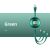 USAMS 3 az 1-ben kábel 1m USB-C Lightning MicroUSB zöld 148677669