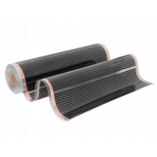 Fekete ezüst infravörös fólia, szélesség 100cm, 160W/m², 1m 148694742 - Fűtőszőnyeg