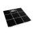 Esperanza digital bathroom scale, black, tempered glass, 180kg capacity