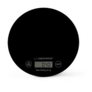 Esperanza digital kitchen scale, black, 5000g capacity, 1g precision - Kitchen Scale