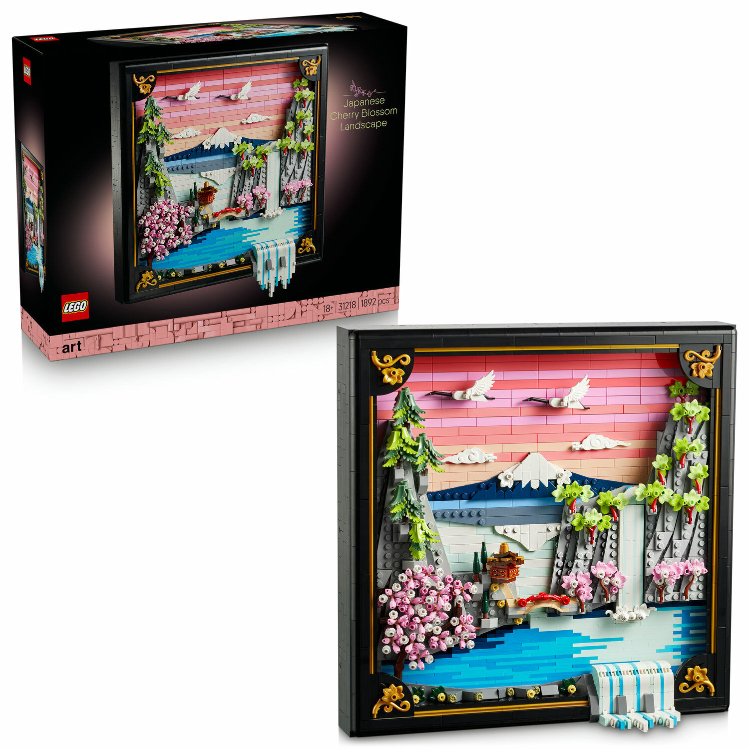 E-shop LEGO® Art Krajina s rozkvitnutou japonskou čerešňou 31218