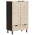 vidaXL Magasfiú Fehér mosott felület 60 x 33,5 x 100 cm Tömör Mangófát 148728460