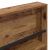 vidaXL Magazin állvány polcokkal Öreg fa 80 x 12 x 70 cm Faanyag 148730536