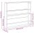 vidaXL Magazin állvány polcokkal Öreg fa 80 x 12 x 70 cm Faanyag 148730536
