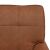 vidaXL PÁRÁS FOTEL párnával Barna 91 x 157 x 91 cm Antik PU 148731575