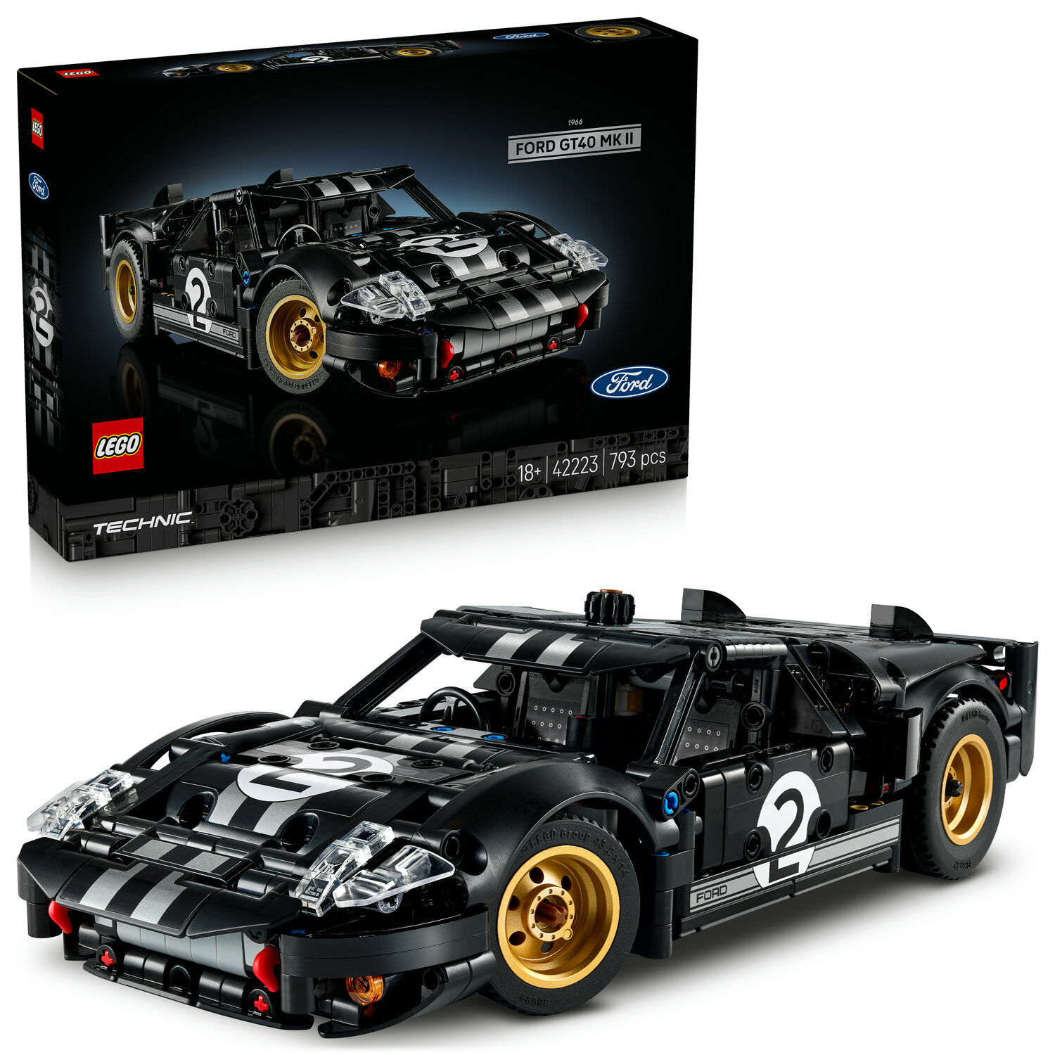 E-shop LEGO® Technic Pretekárske auto 1966 Ford GT40 MKII 42223