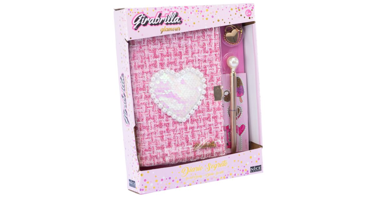 Tweed Glamour Girabrilla Tagebuch – Agenda mit Tweed-Deckel, Pailletten ...