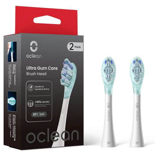Oclean Ultra Gum Care Elektromos fogkefe pótfejek, 2 darabos csomag, érzékeny ínyre - Szájápolás
