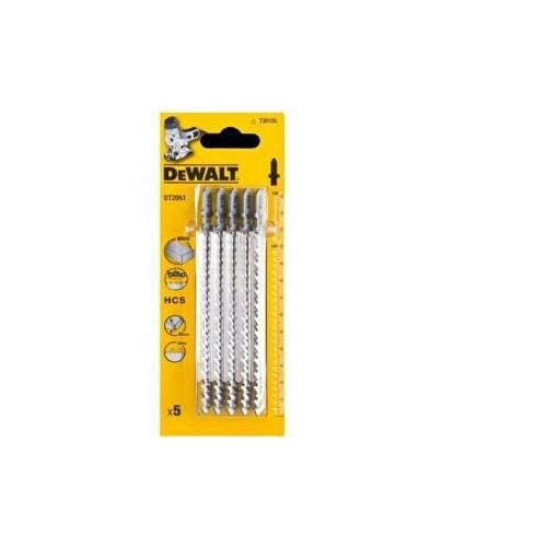 DEWALT T301DL Dekopírfűrészlap, 5 darabos, favágáshoz - Kézi fűrészlap