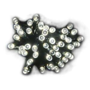 Grundig meleg fehér, napelemes LED Fényfüzér 50db izzóval