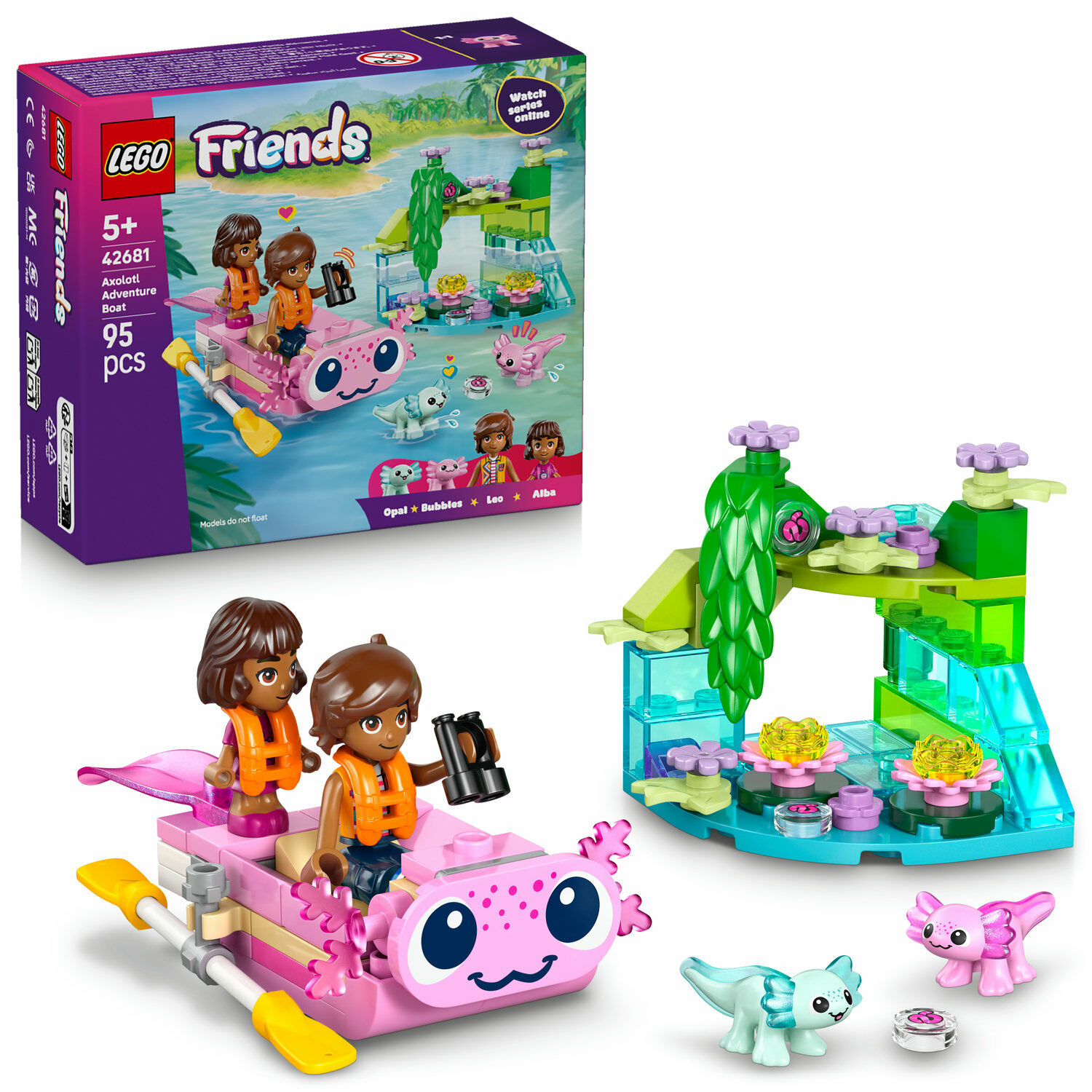 LEGO® Friends Kalandok az axolotlhajón 42681 LEGO® Friends Kalandok az axolotlhajón 42681