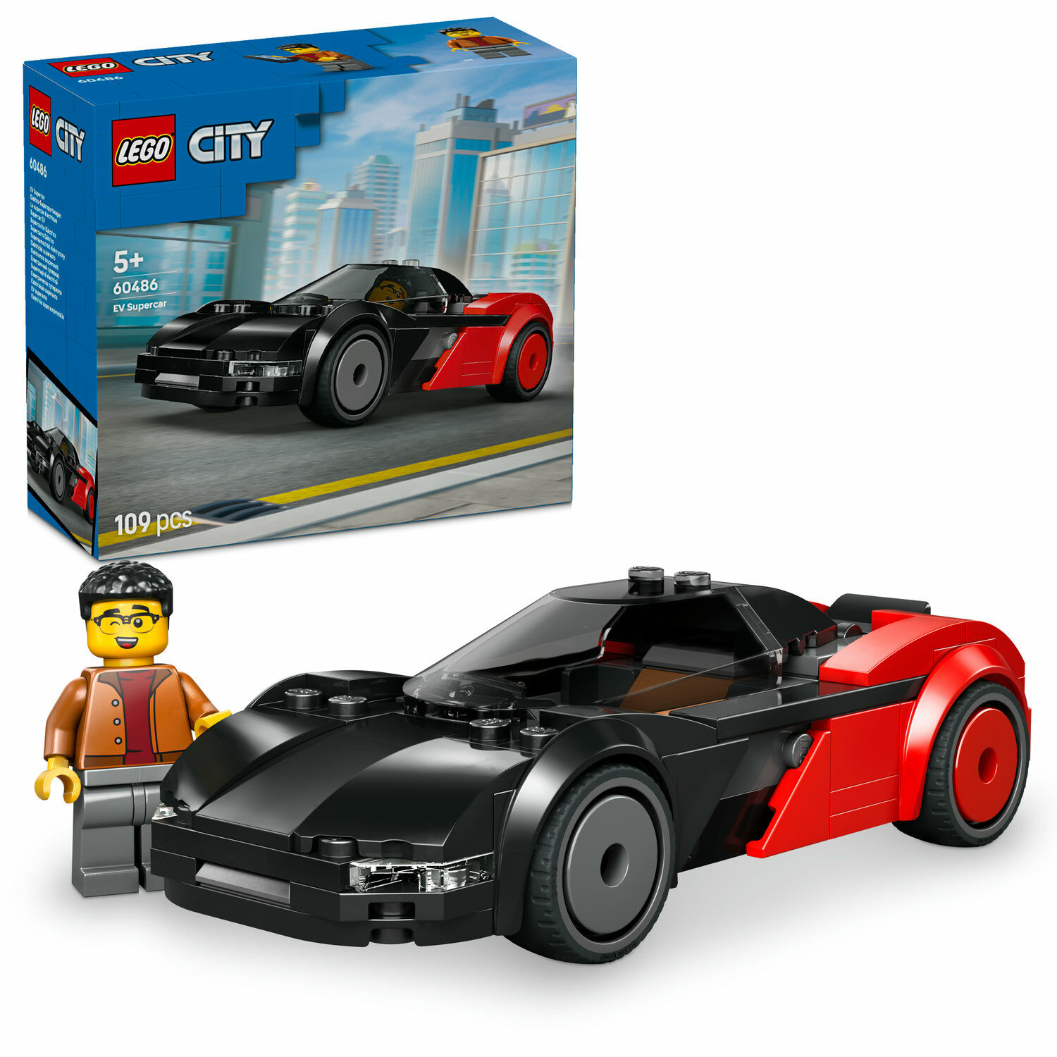 LEGO® City Elektromos szuperautó 60486 LEGO® City Elektromos szuperautó 60486
