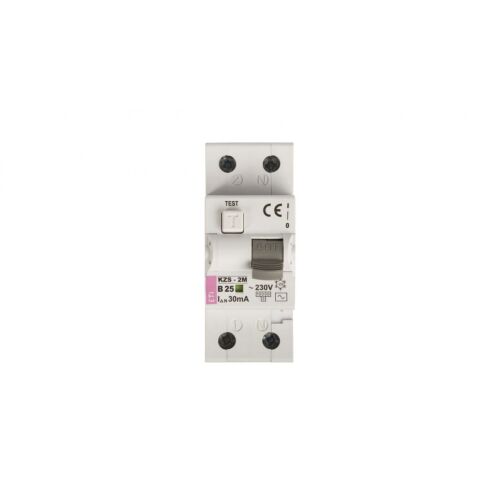 Differenciálvédőkapcsoló 2P 25A B 0.03A AC típus KZS-2M 002173106 148801749 - Áram-védőkapcsoló